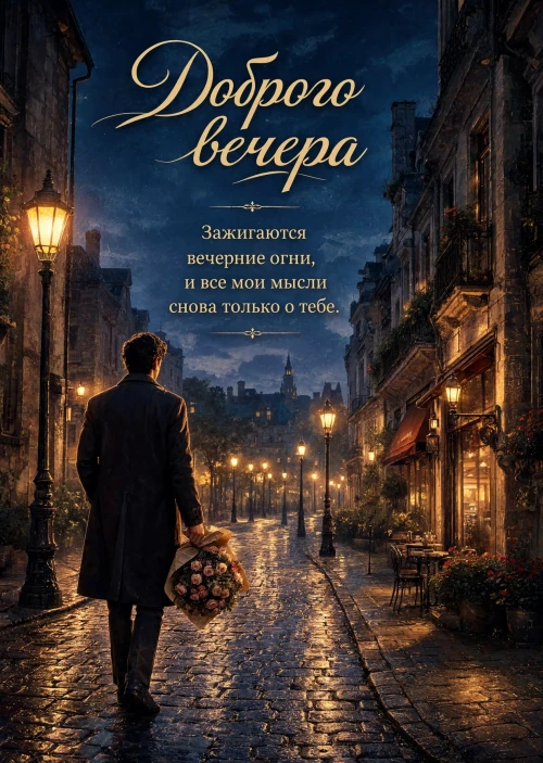 Открытка Хорошего вечера #213
