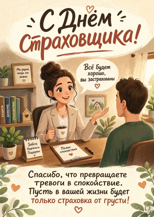 открытки с Днем Страховщика-9
