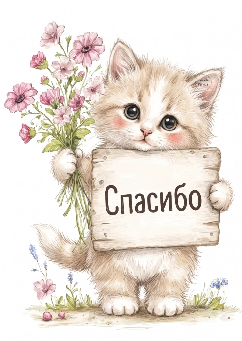 Открытка спасибо #22